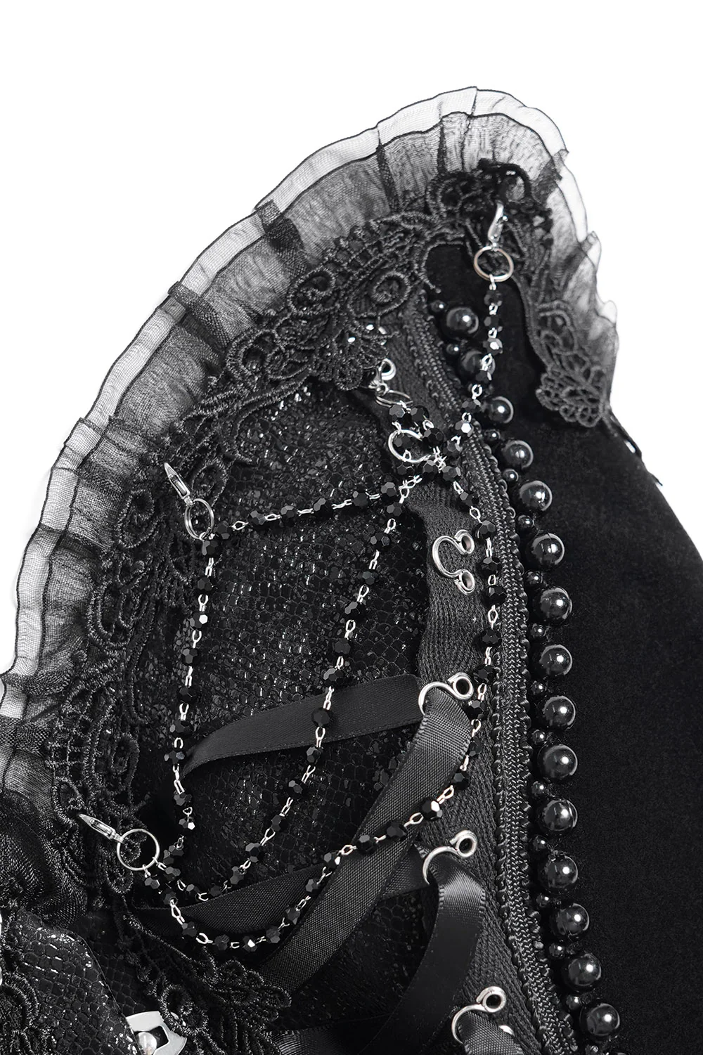 Raven Court Beaded Corset - Image 12
