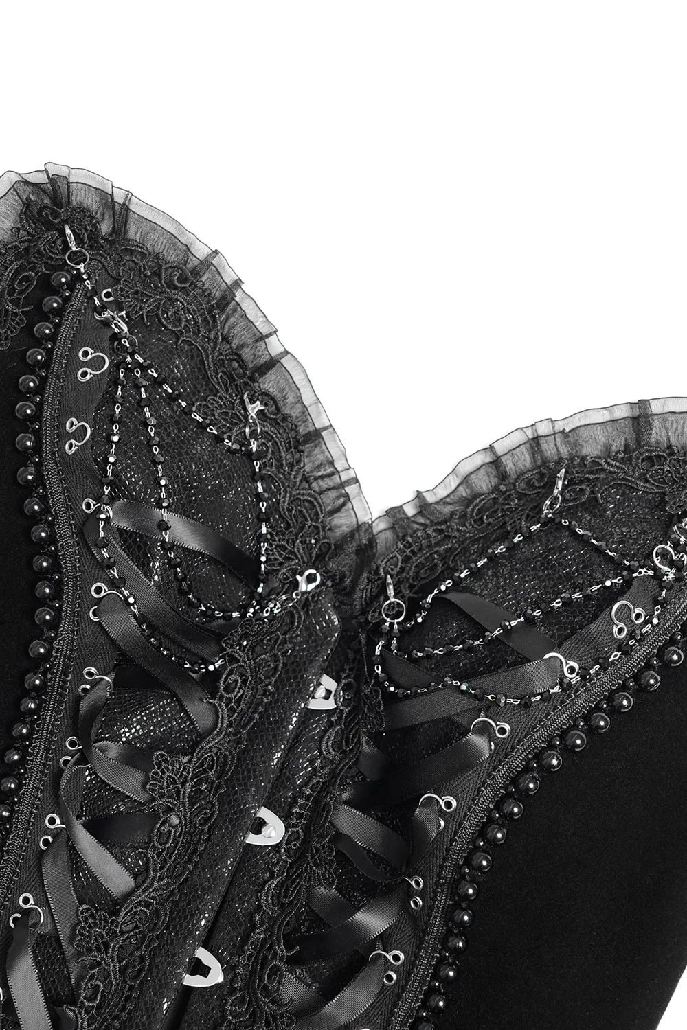 Raven Court Beaded Corset - Image 13