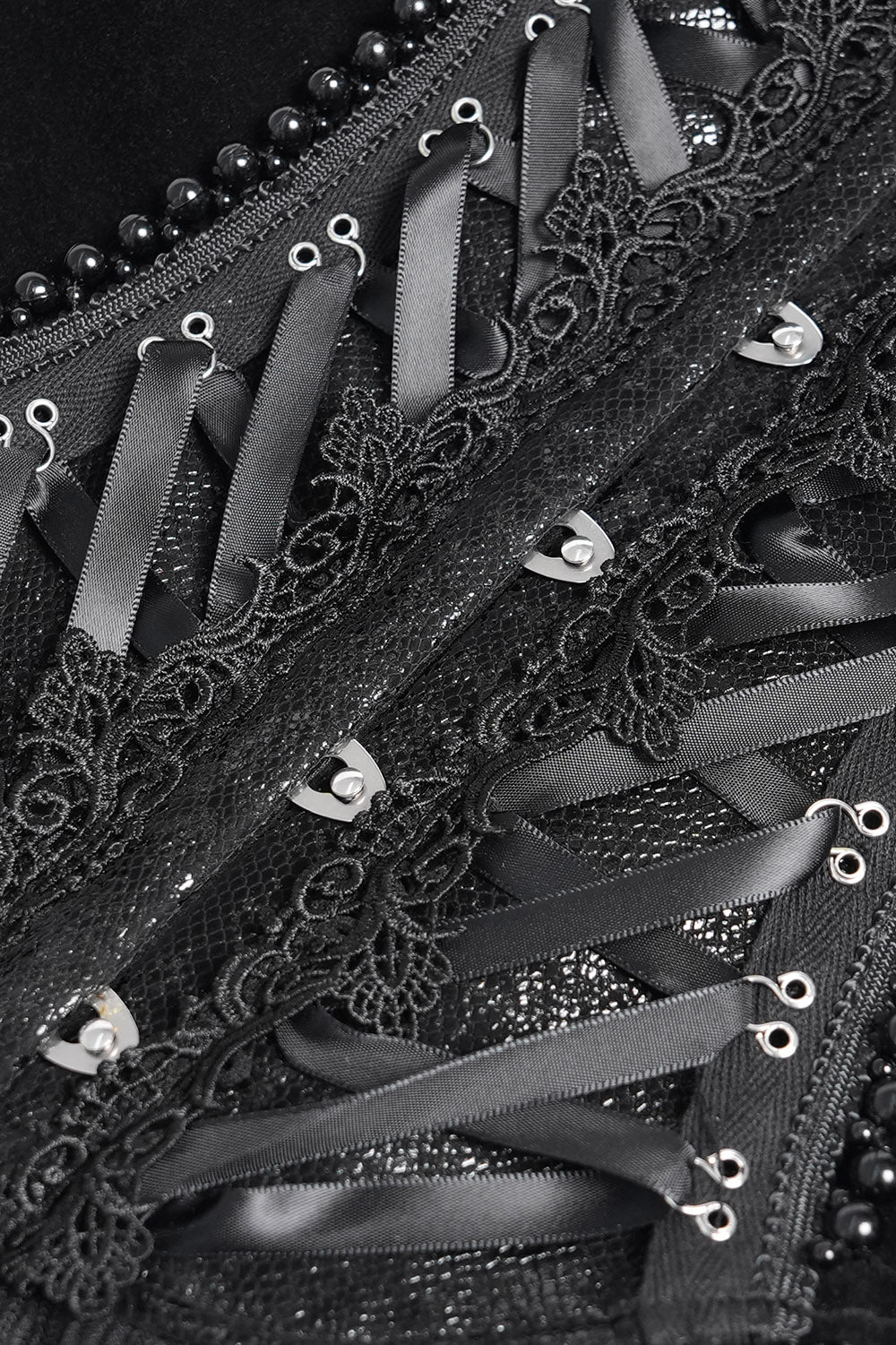 Raven Court Beaded Corset - Image 14