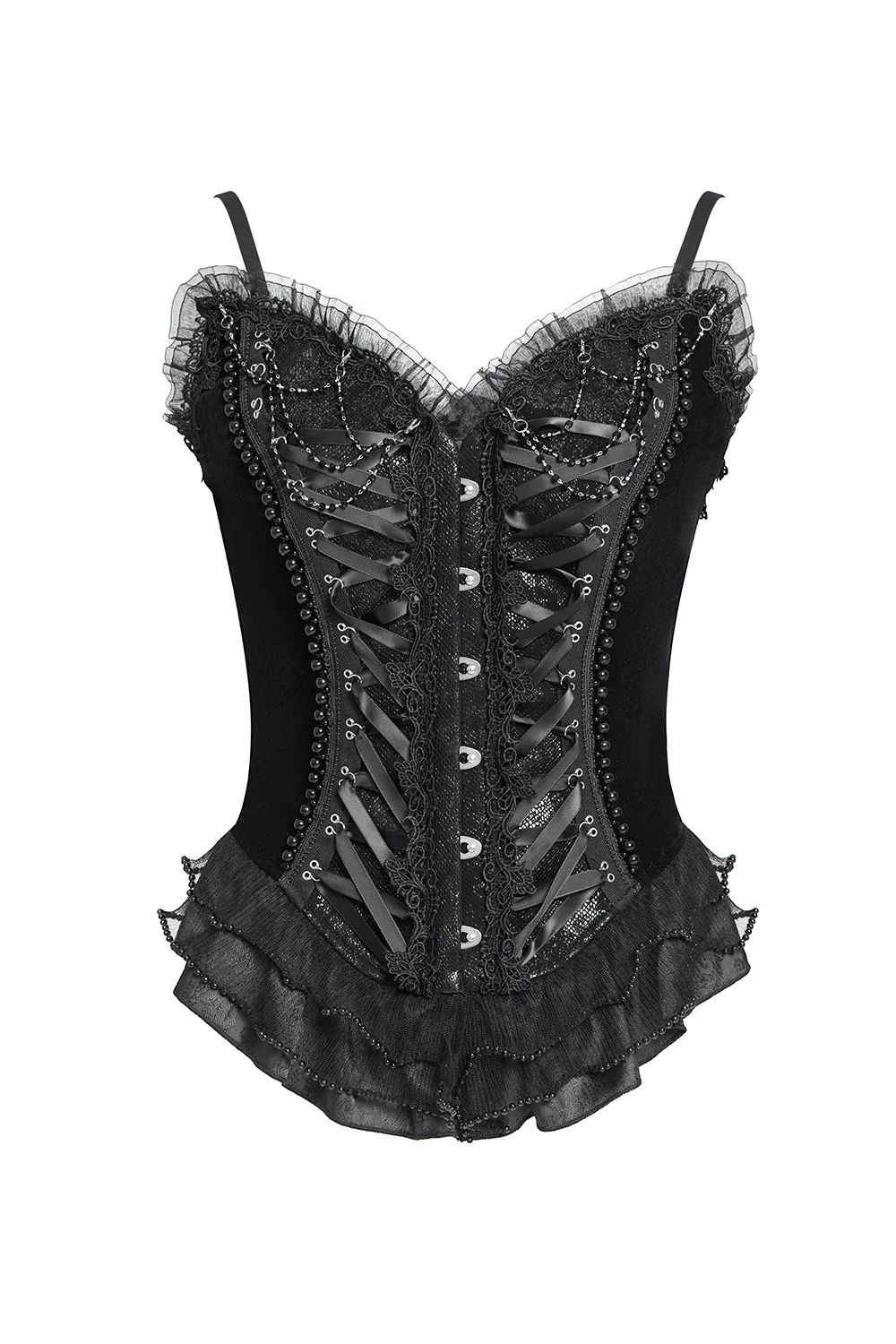 Raven Court Beaded Corset - Image 9