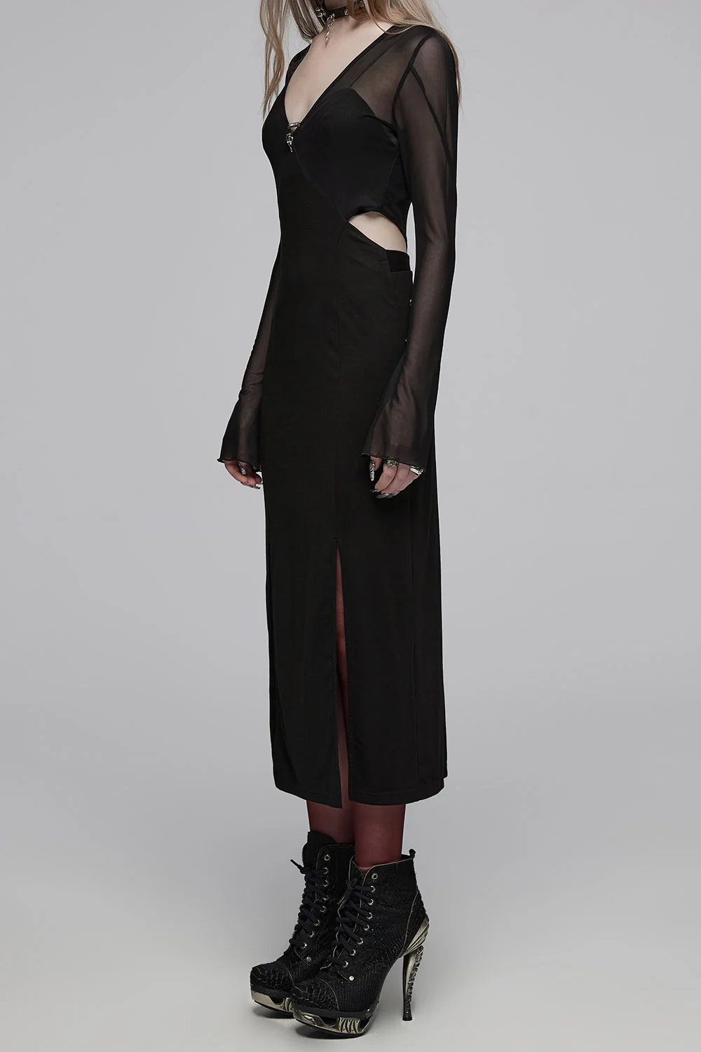 Raven Mother Cutout Dress - Image 4
