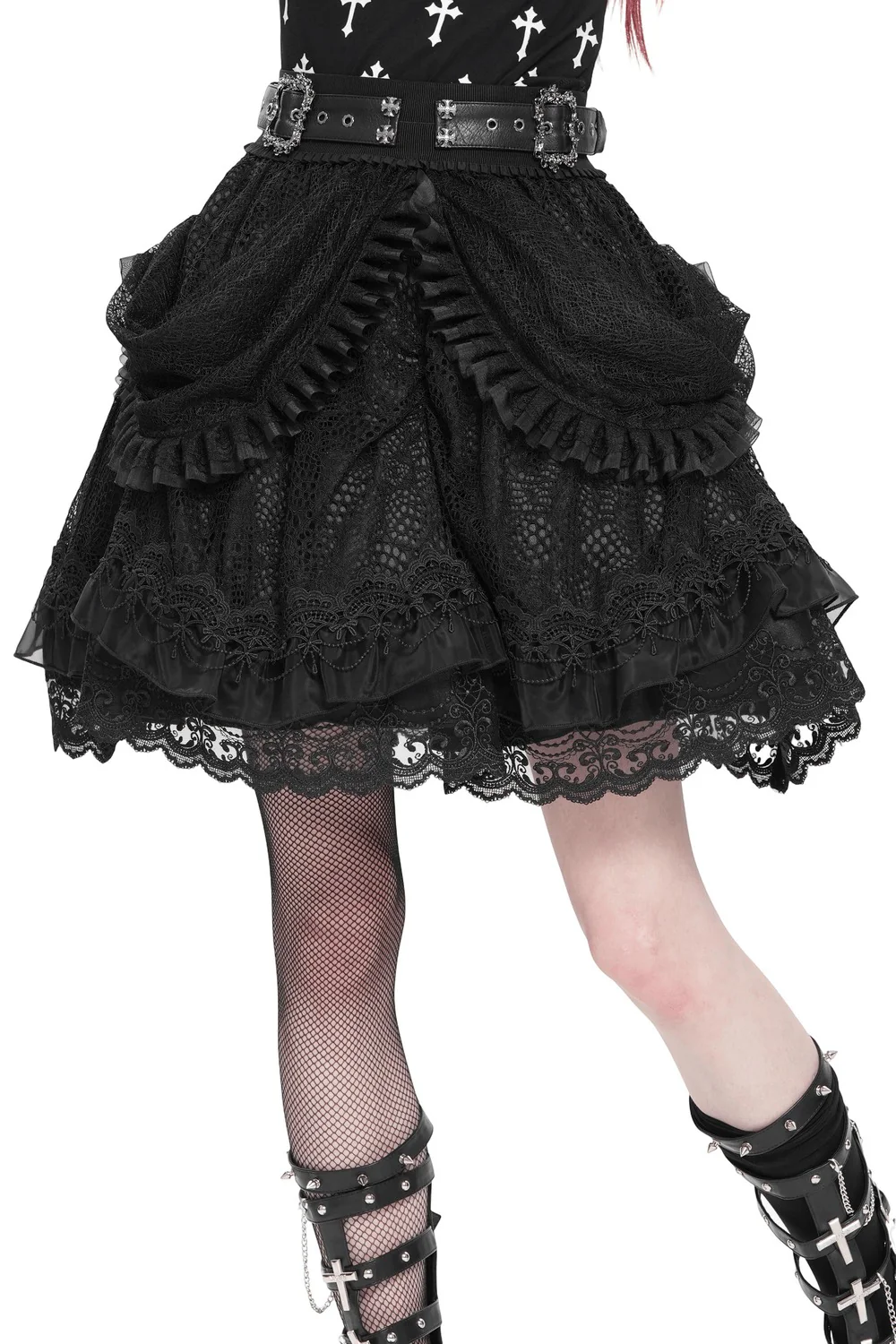 Ravenlace Layered Ruffle Skirt