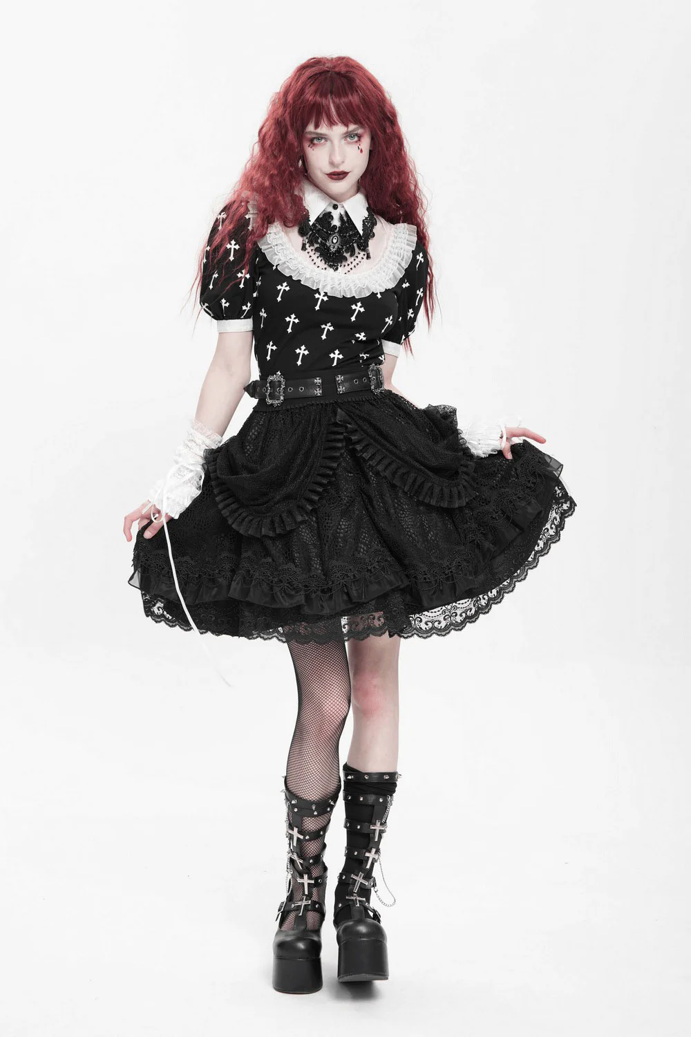 Ravenlace Layered Ruffle Skirt - Image 4