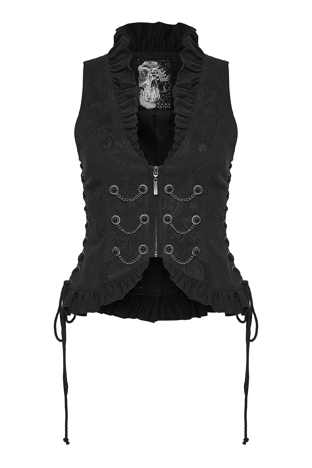 Ravenlace Ruffled Waistcoat - Image 7