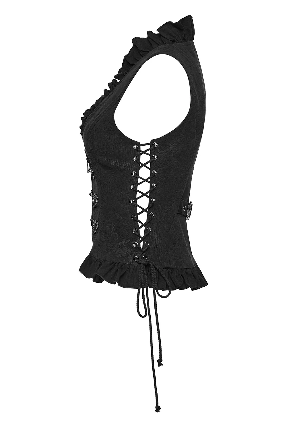 Ravenlace Ruffled Waistcoat - Image 8