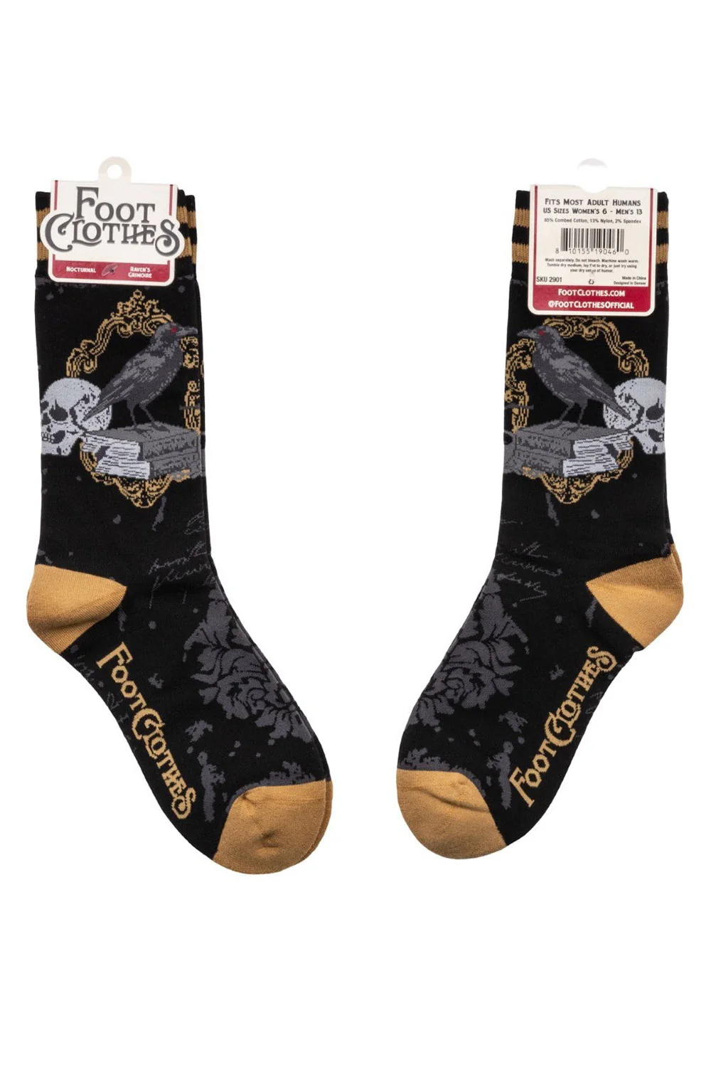 Raven's Grimoire Crew Socks - Image 2