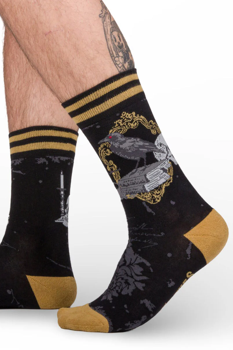 Raven's Grimoire Crew Socks - Image 3