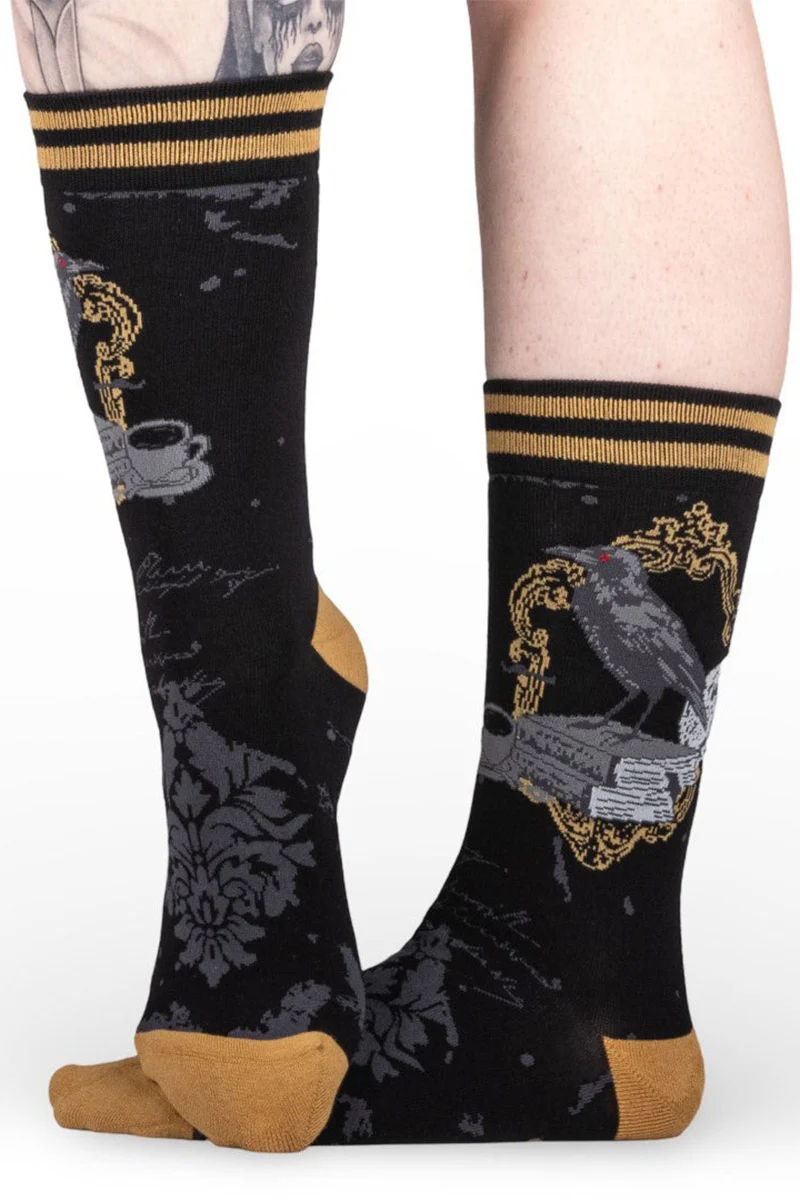 Raven's Grimoire Crew Socks - Image 4