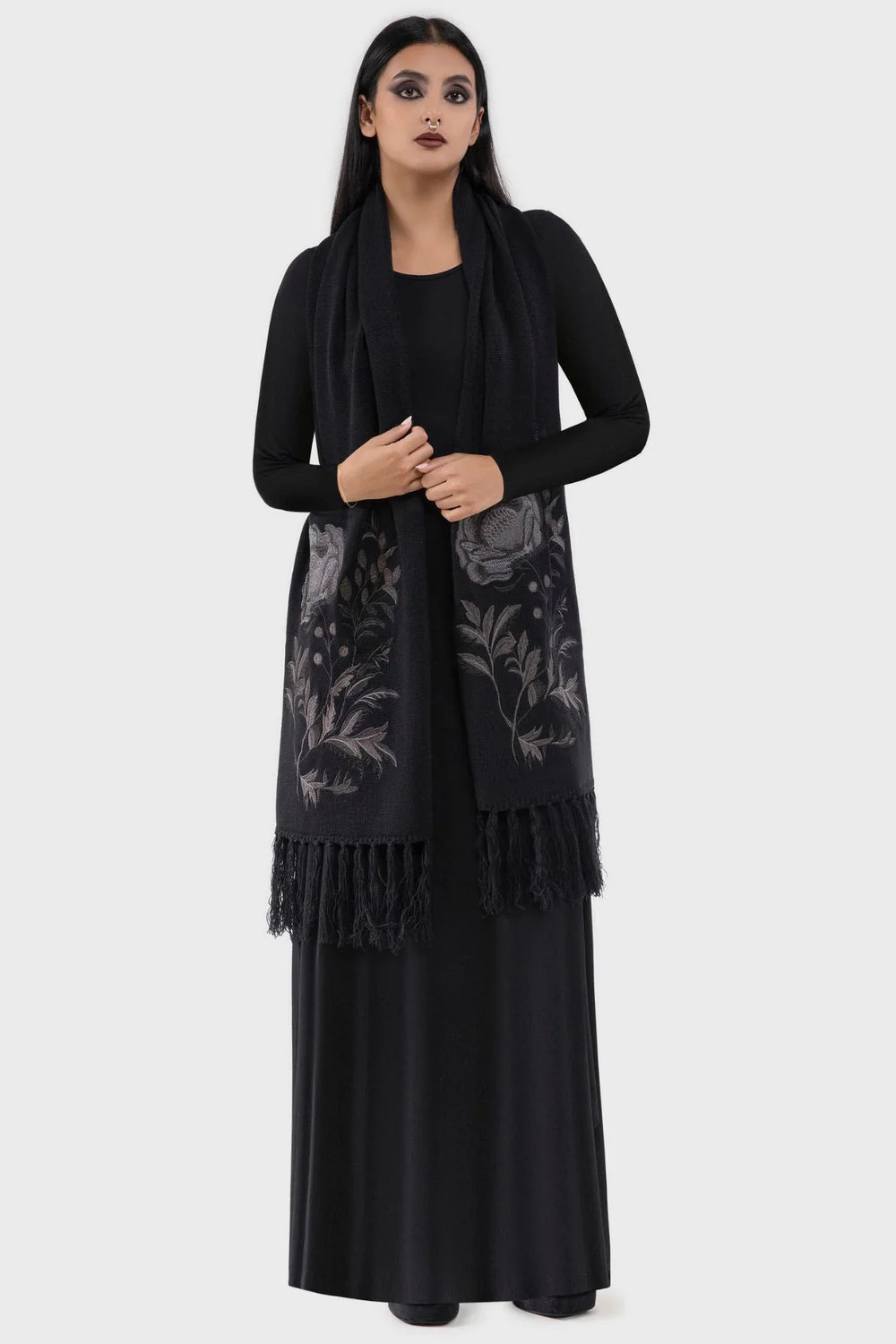 Ravens Rose Scarf - Image 4