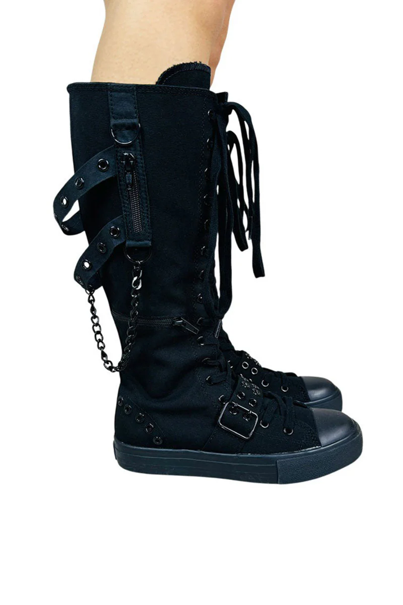 Rawr XD Knee-High Sneakers [Blackout] - Image 3