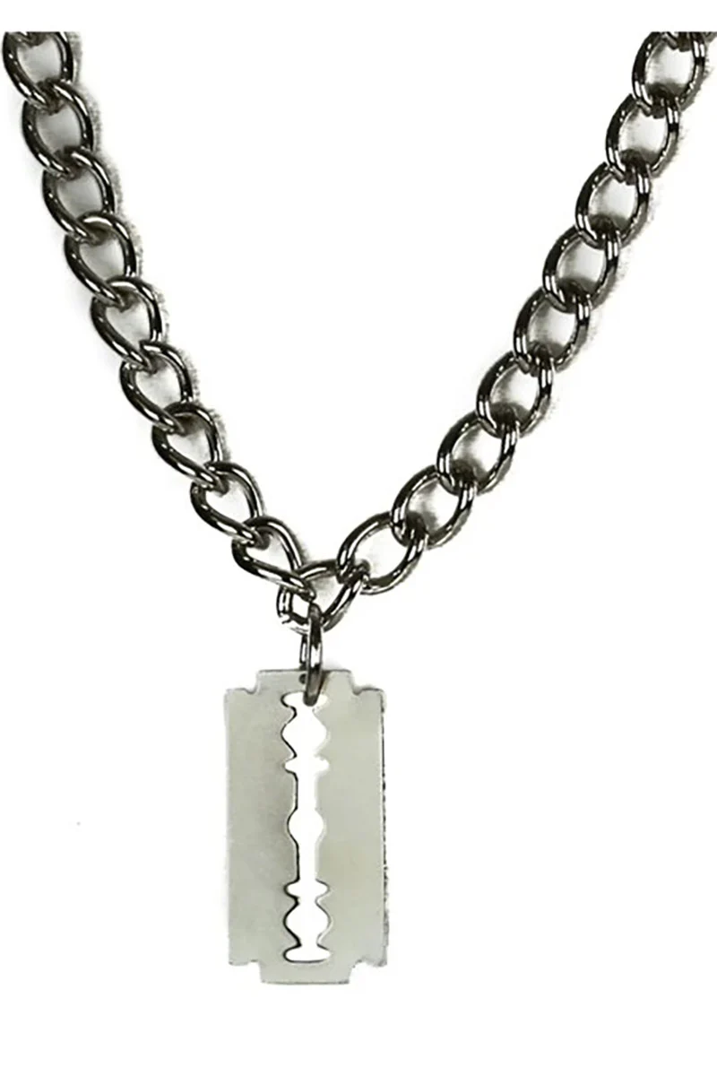 Razor Blade Necklace - Image 3