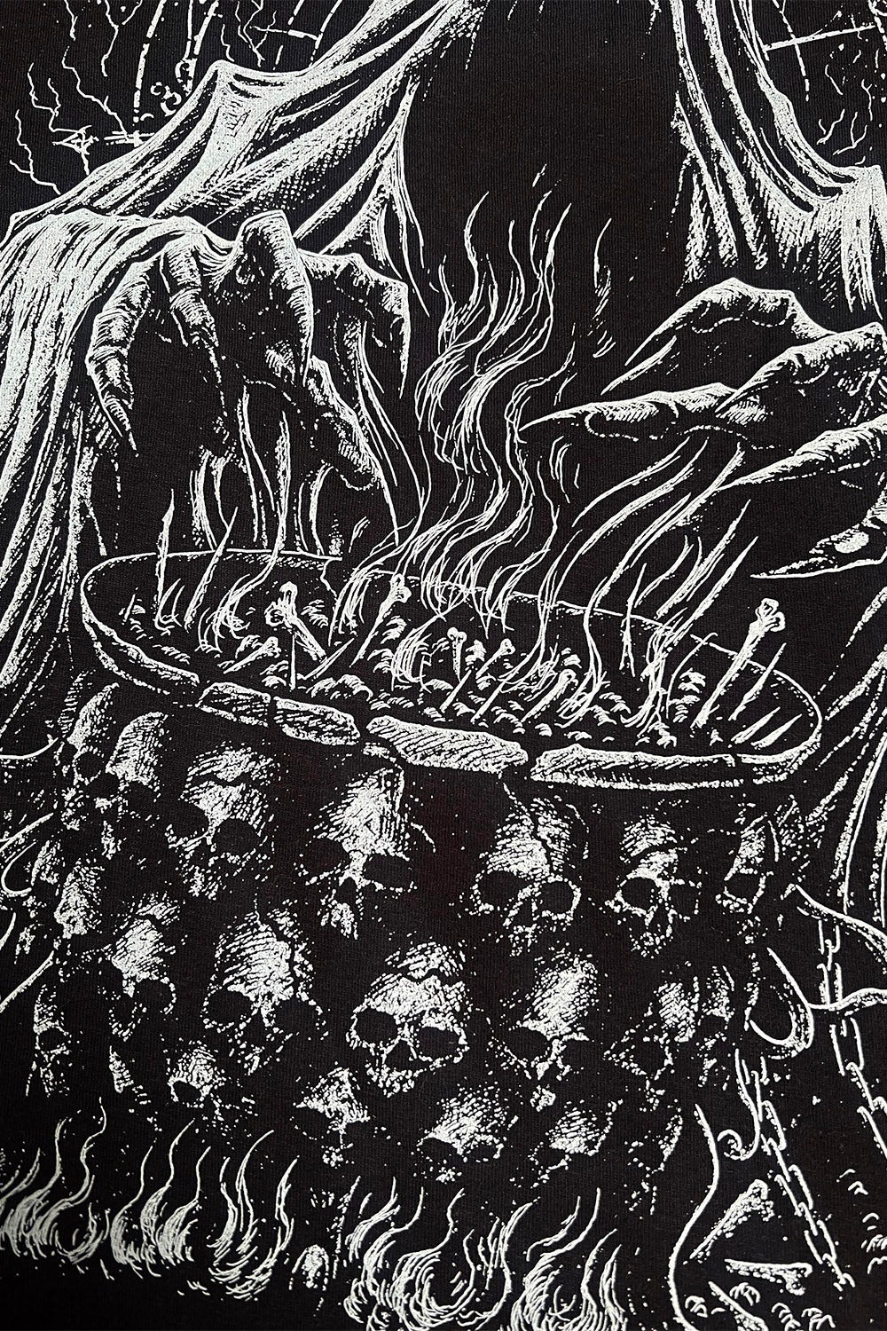 Reaper's Cauldron Hoodie [Gray] - Image 6
