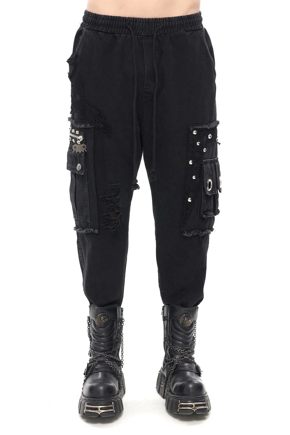 Recently Deceased Distressed Joggers