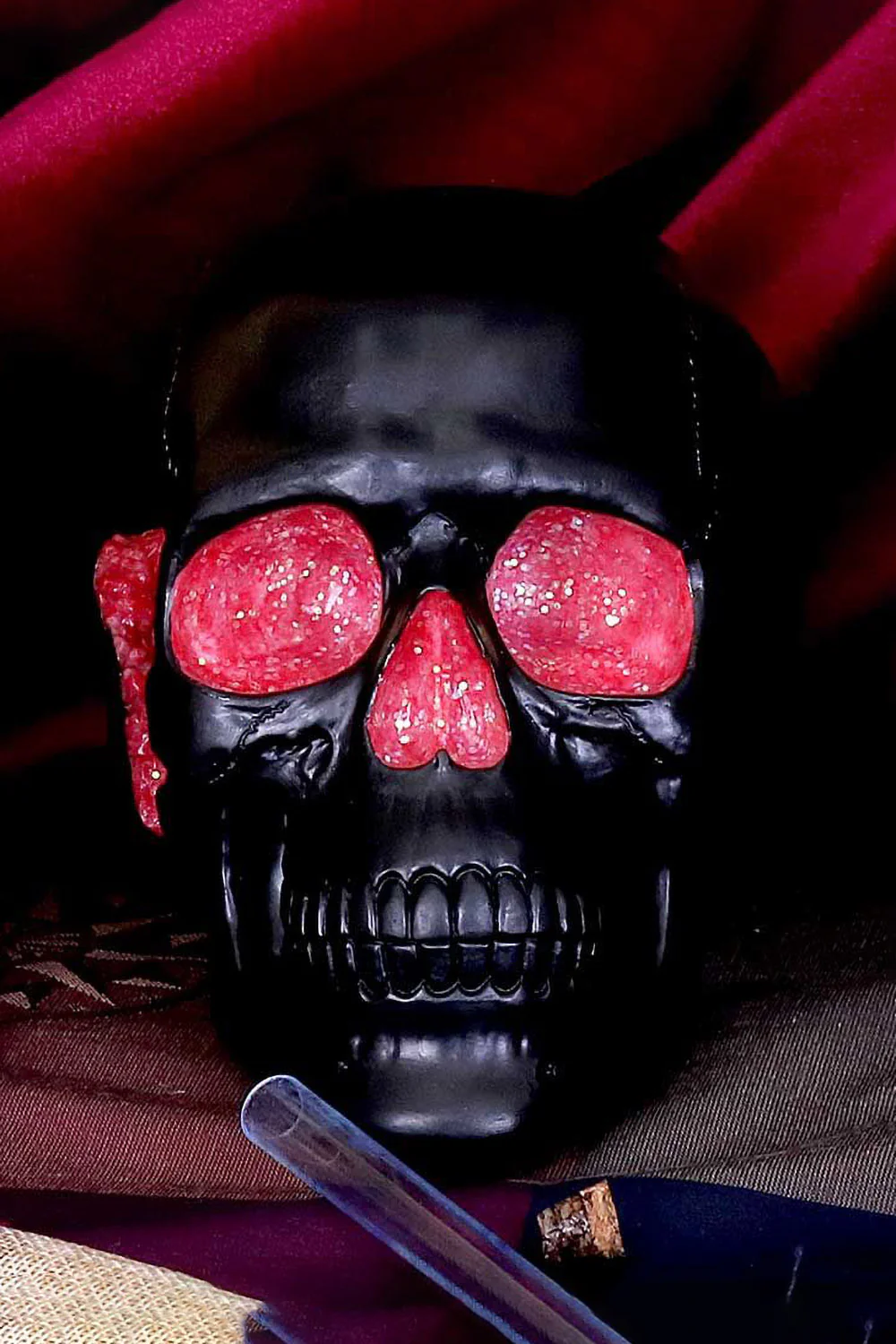 Red Geode Skull - Image 5