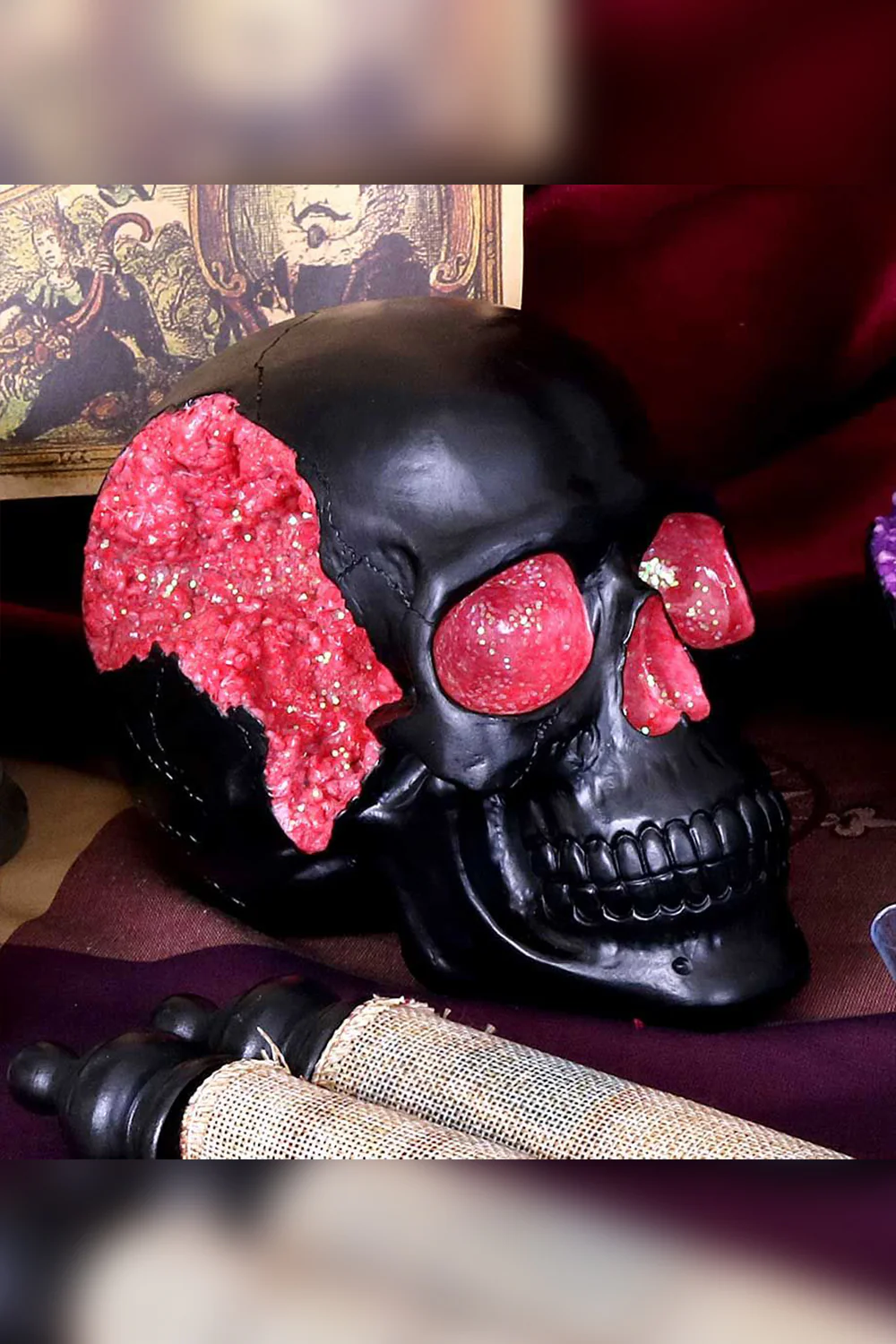 Red Geode Skull - Image 6