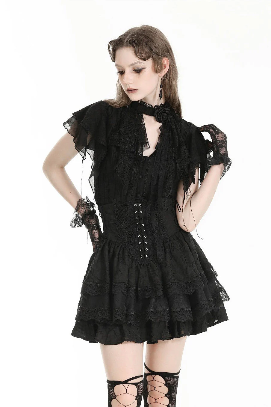 Regency Rose Button-Up Blouse - Image 2