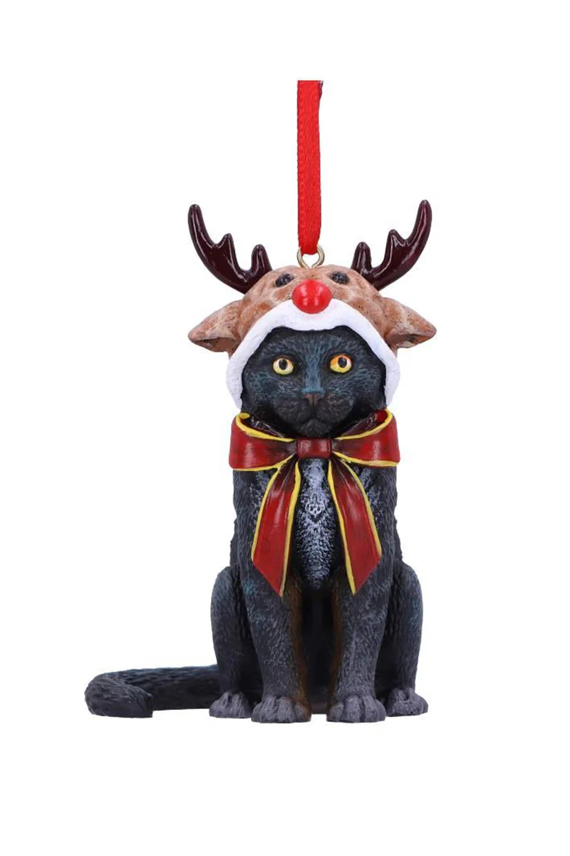 Reindeer Cat Hanging Ornament (LP) - Image 2