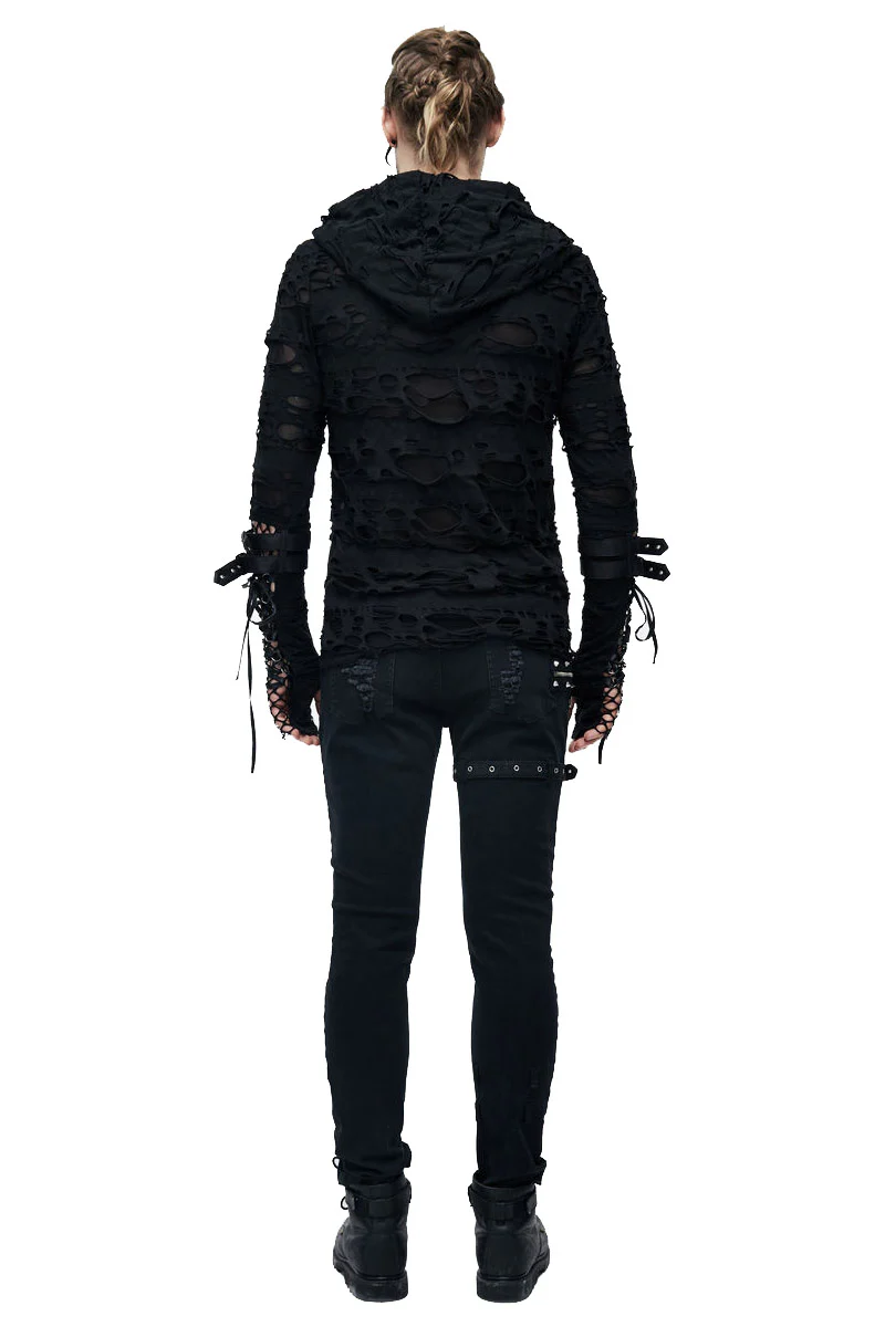 No Creed Hooded Punk Top - Image 5