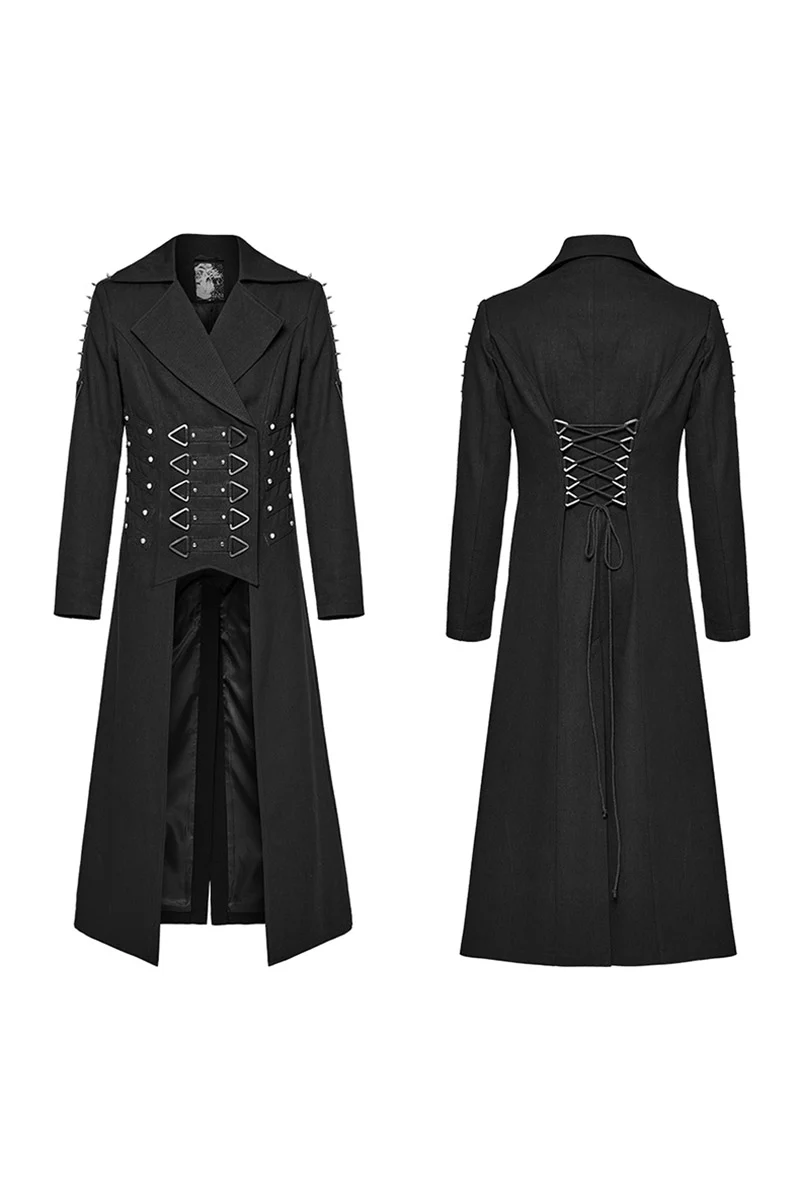 Rigor Mortis Spiked Trench Coat - Image 6
