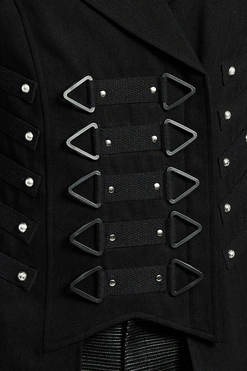 Rigor Mortis Spiked Trench Coat - Image 7
