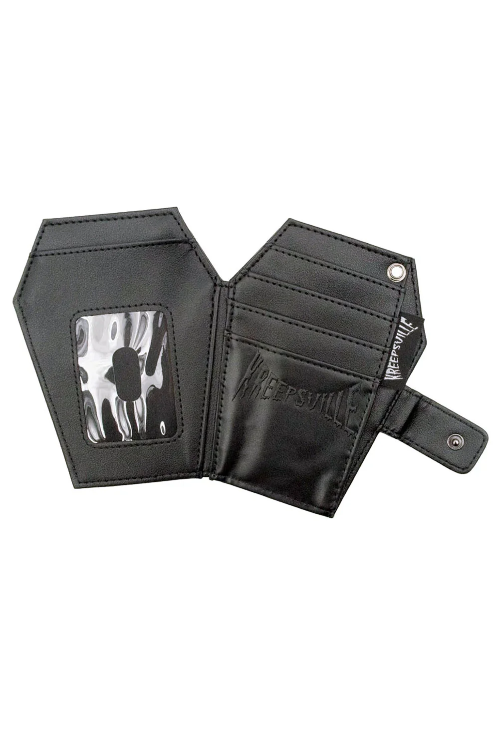 RIP Bat Embossed Coffin Wallet - Image 3
