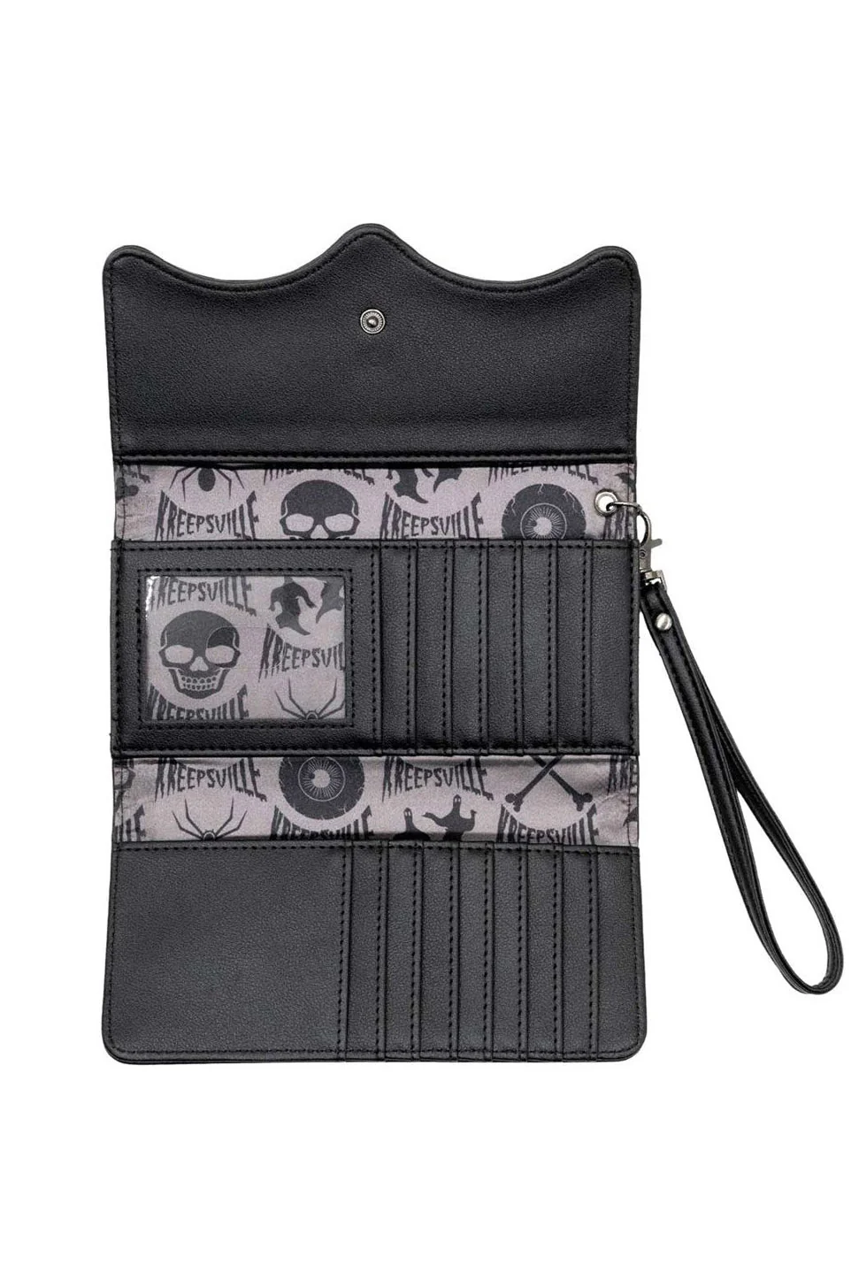 RIP Bat Embossed Trifold Wallet - Image 2