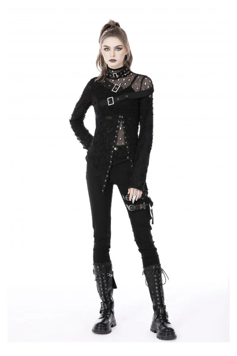 RIP to Shreds Fishnet Top - Image 7