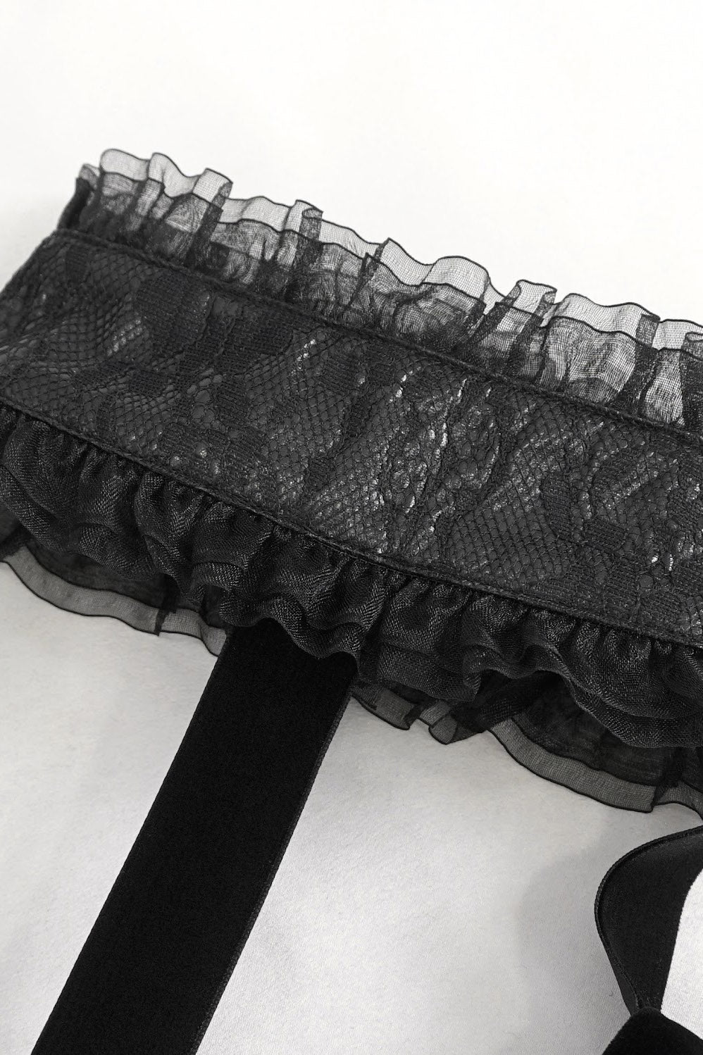 Risidual Haunting Ruffled Velvet Harness - Image 5