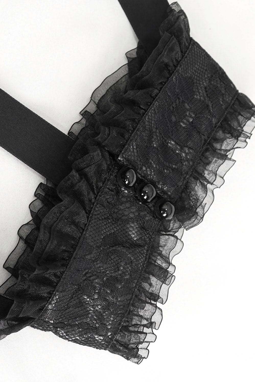 Risidual Haunting Ruffled Velvet Harness - Image 6