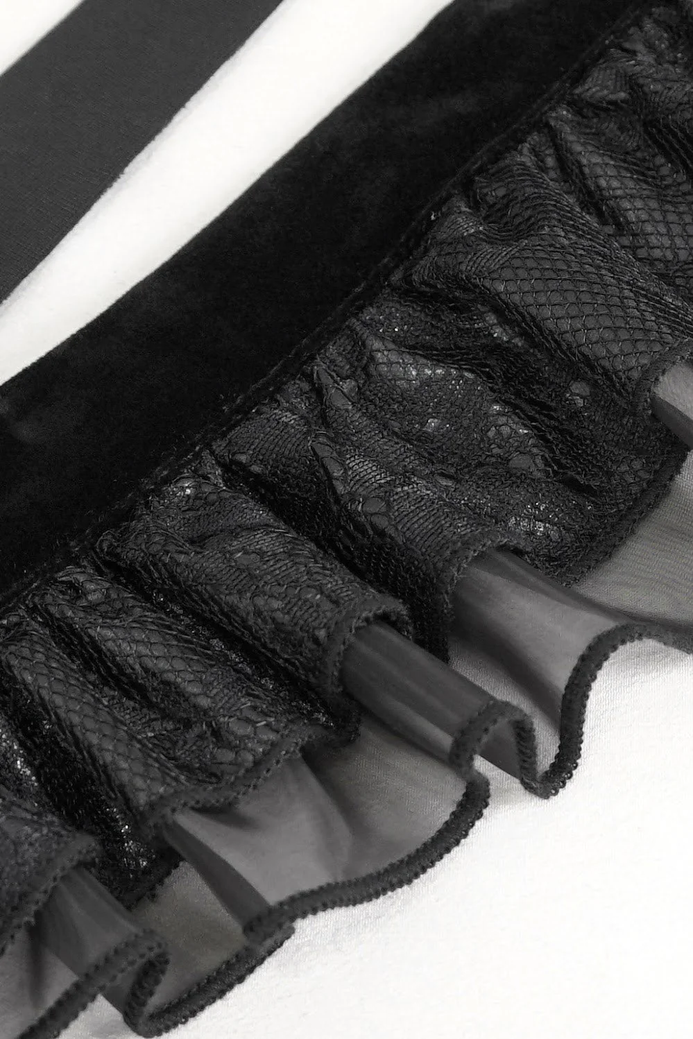 Risidual Haunting Ruffled Velvet Harness - Image 7