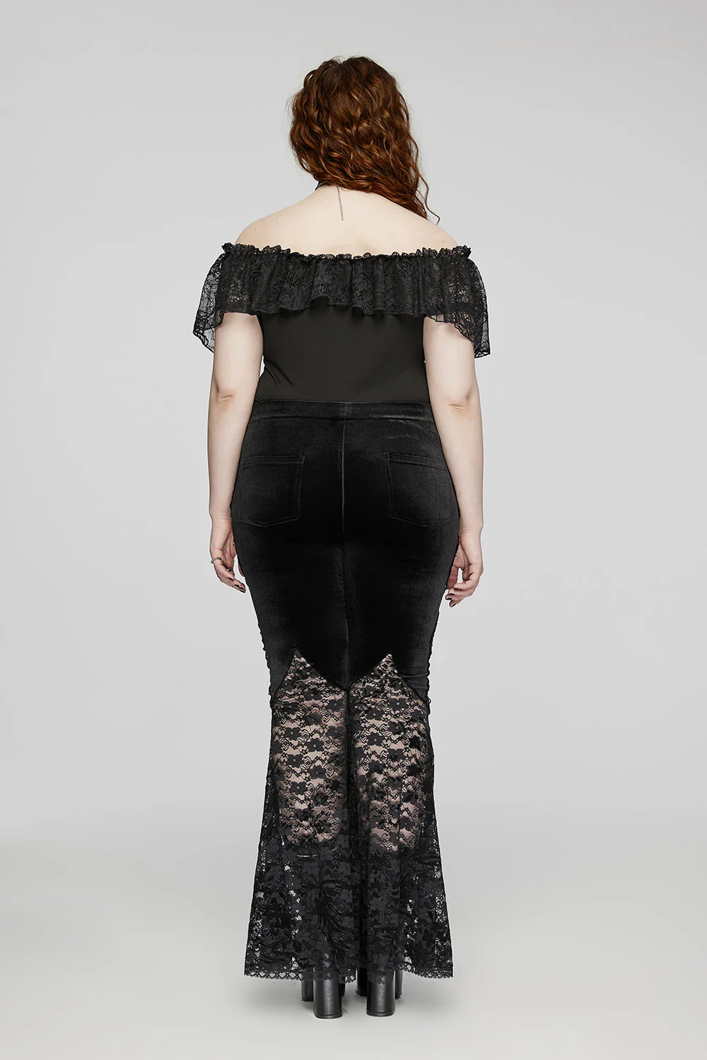 Romantic Goth Ruffle Top [Plus Size] - Image 4