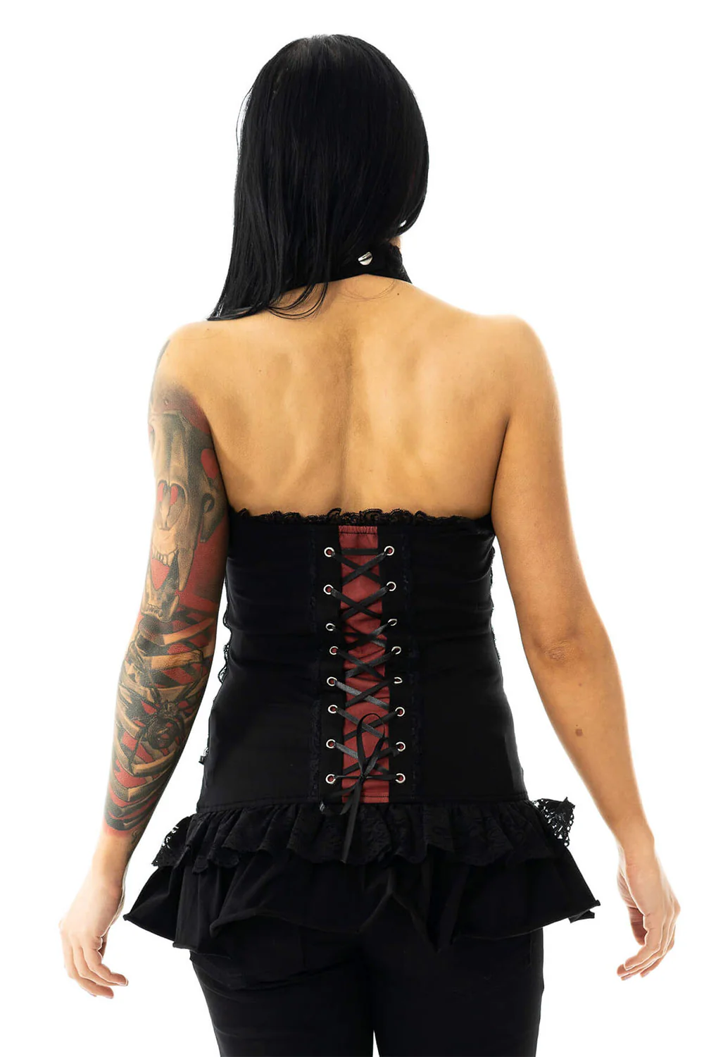 Rosabel Top [Black/Red] - Image 2