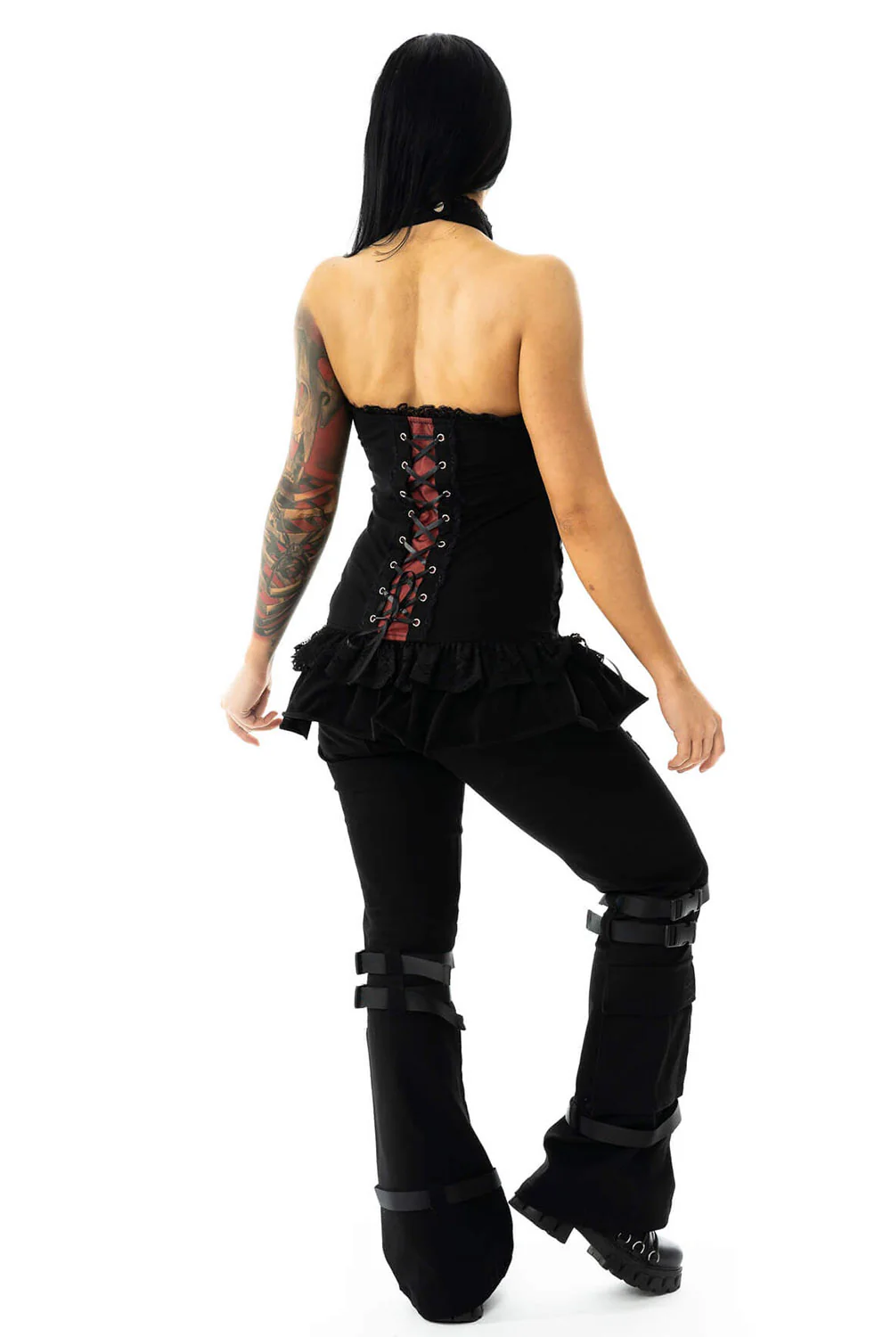 Rosabel Top [Black/Red] - Image 4