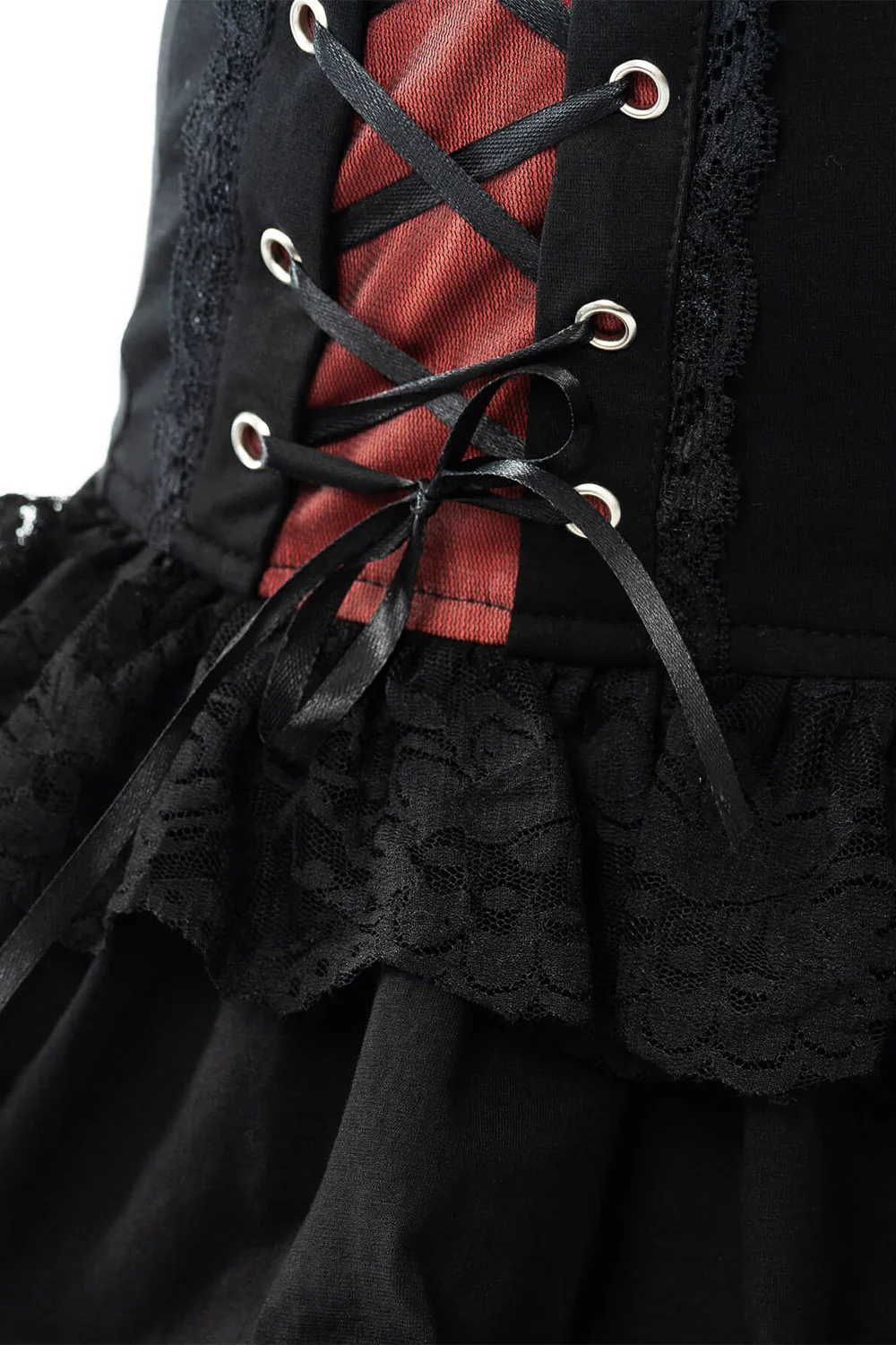 Rosabel Top [Black/Red] - Image 8