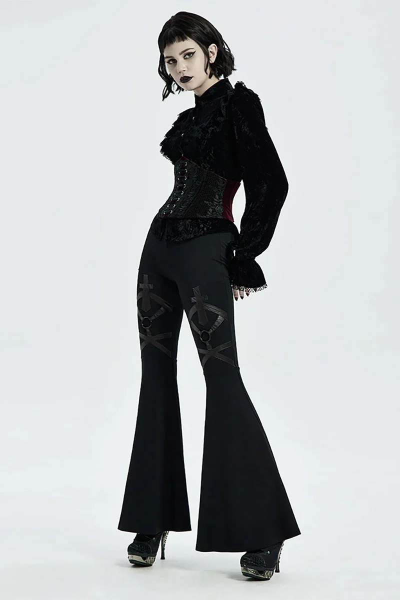 Rosary Romance Flared Pants