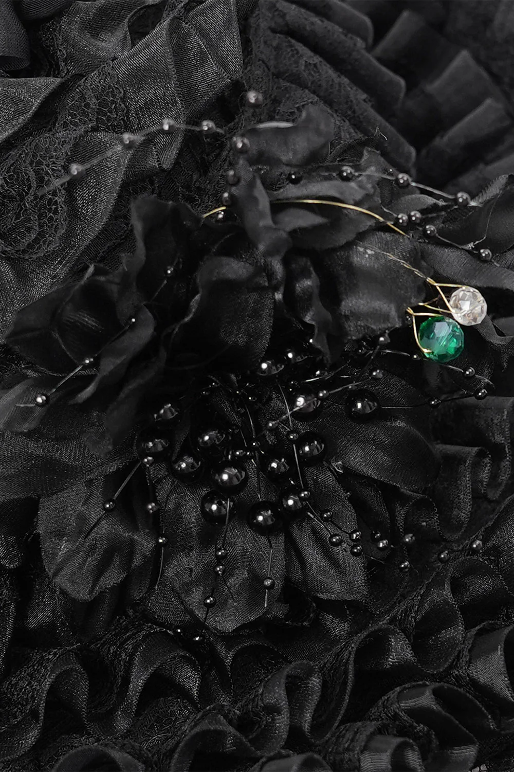 Rosegarden Funeral Veiled Hat - Image 12