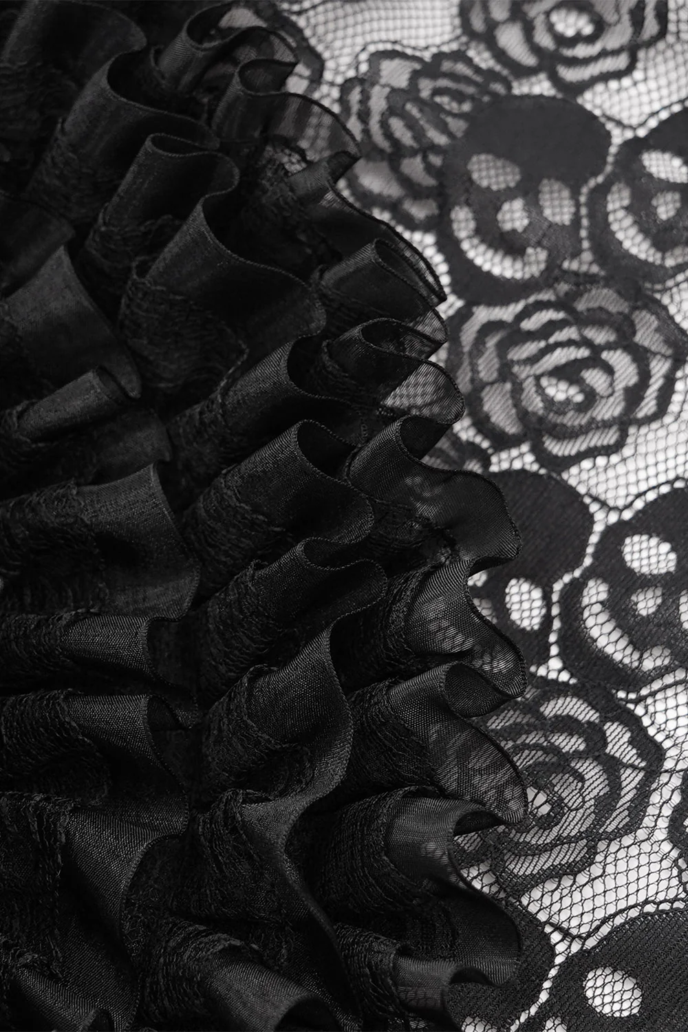 Rosegarden Funeral Veiled Hat - Image 9