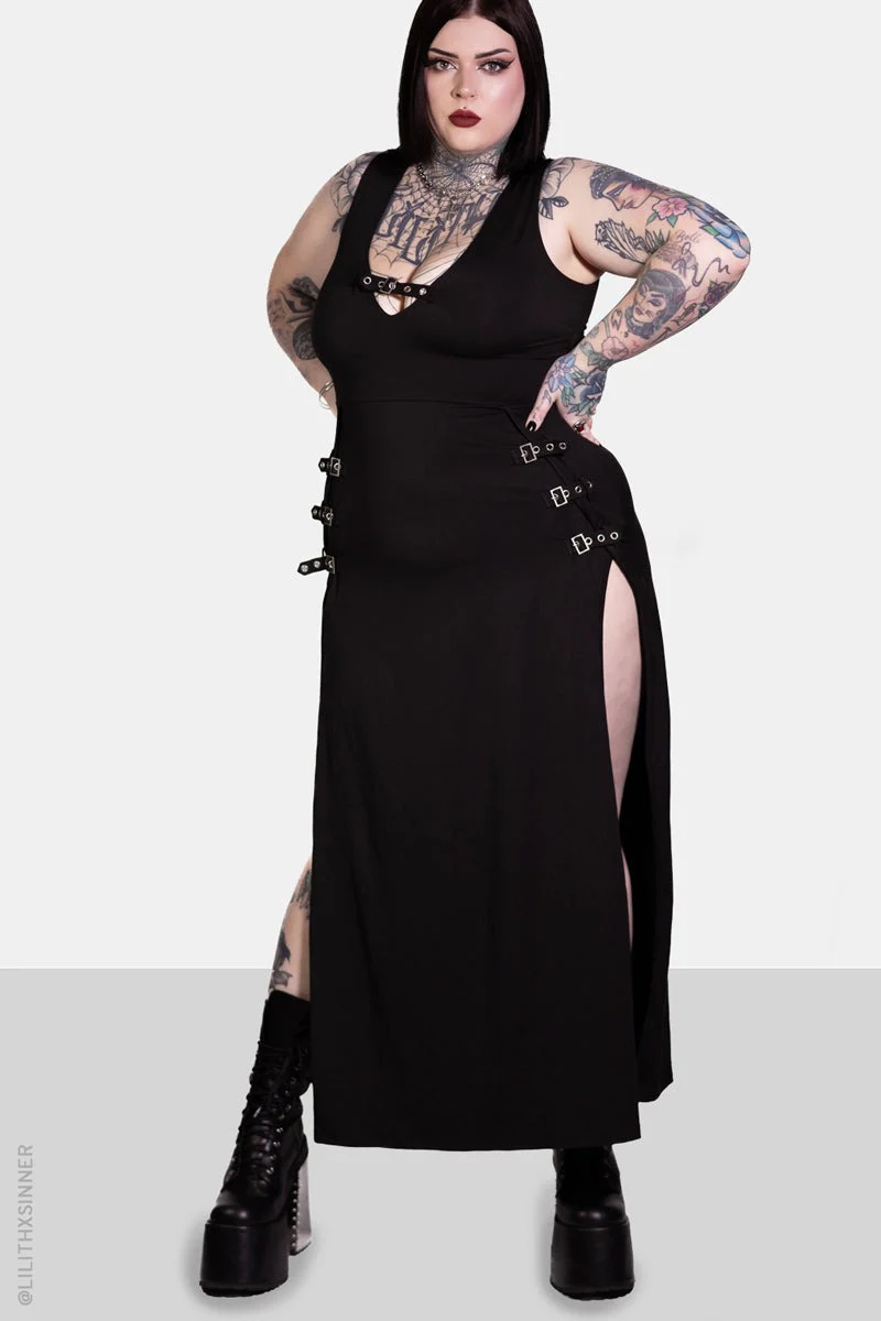 Rosetta Buckle Maxi Dress - Image 5