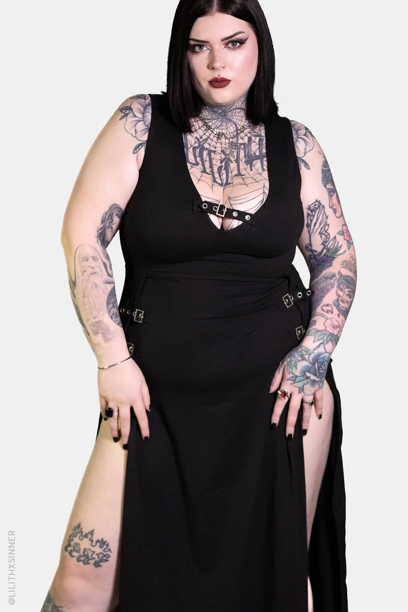Rosetta Buckle Maxi Dress - Image 6