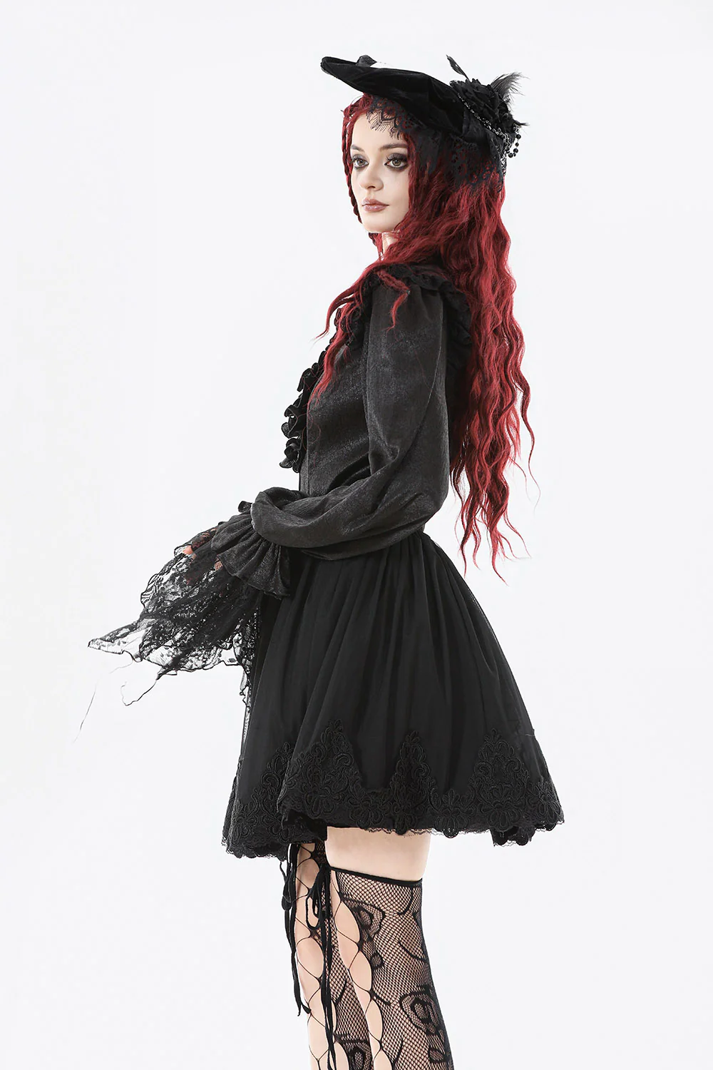 Roseveil Mesh Mini Skirt - Image 6