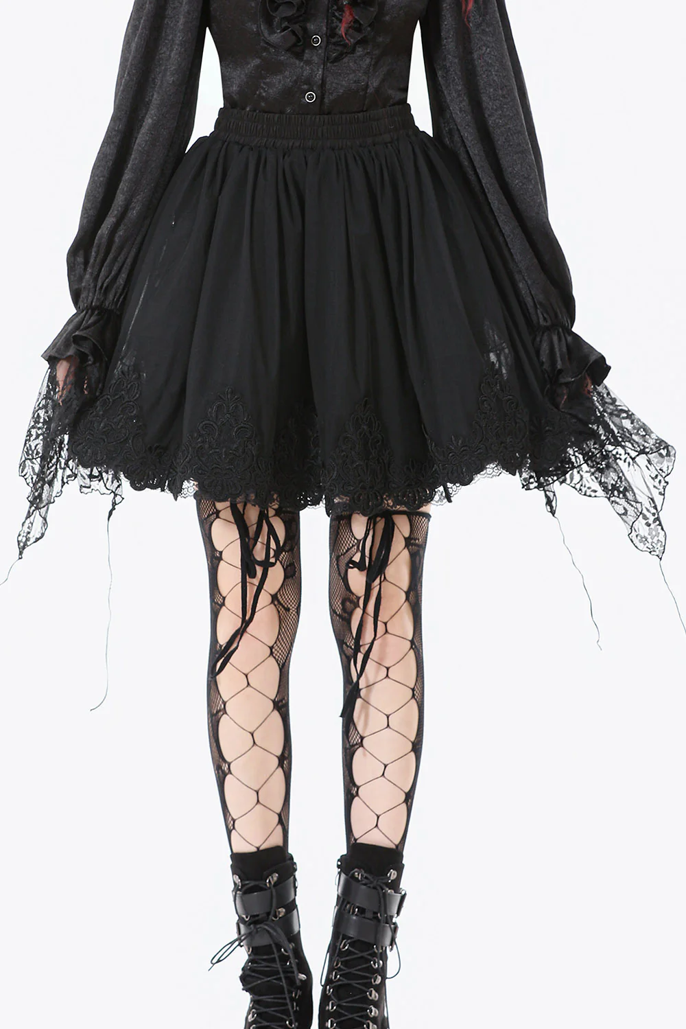 Roseveil Mesh Mini Skirt - Image 7