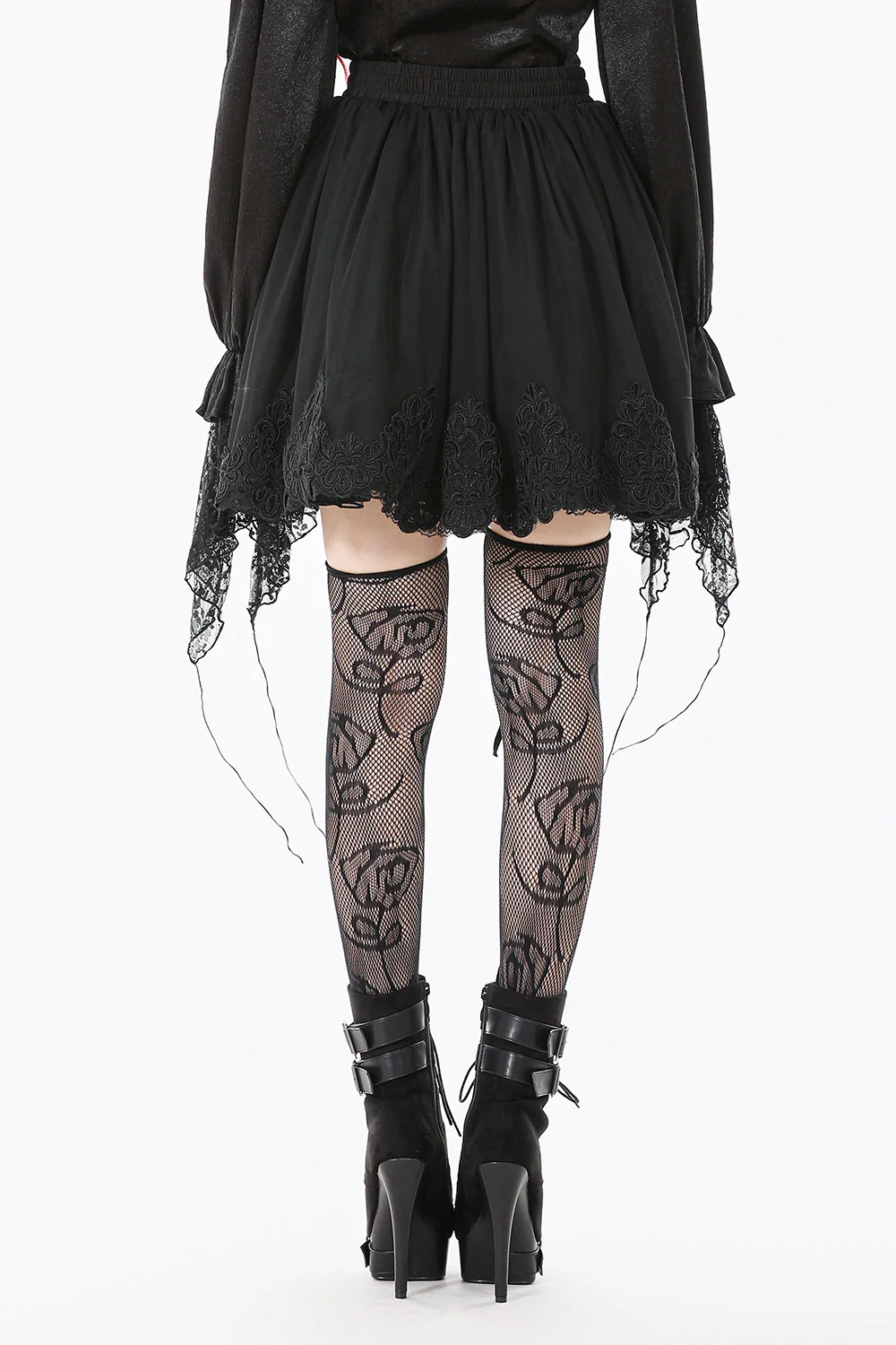 Roseveil Mesh Mini Skirt - Image 8