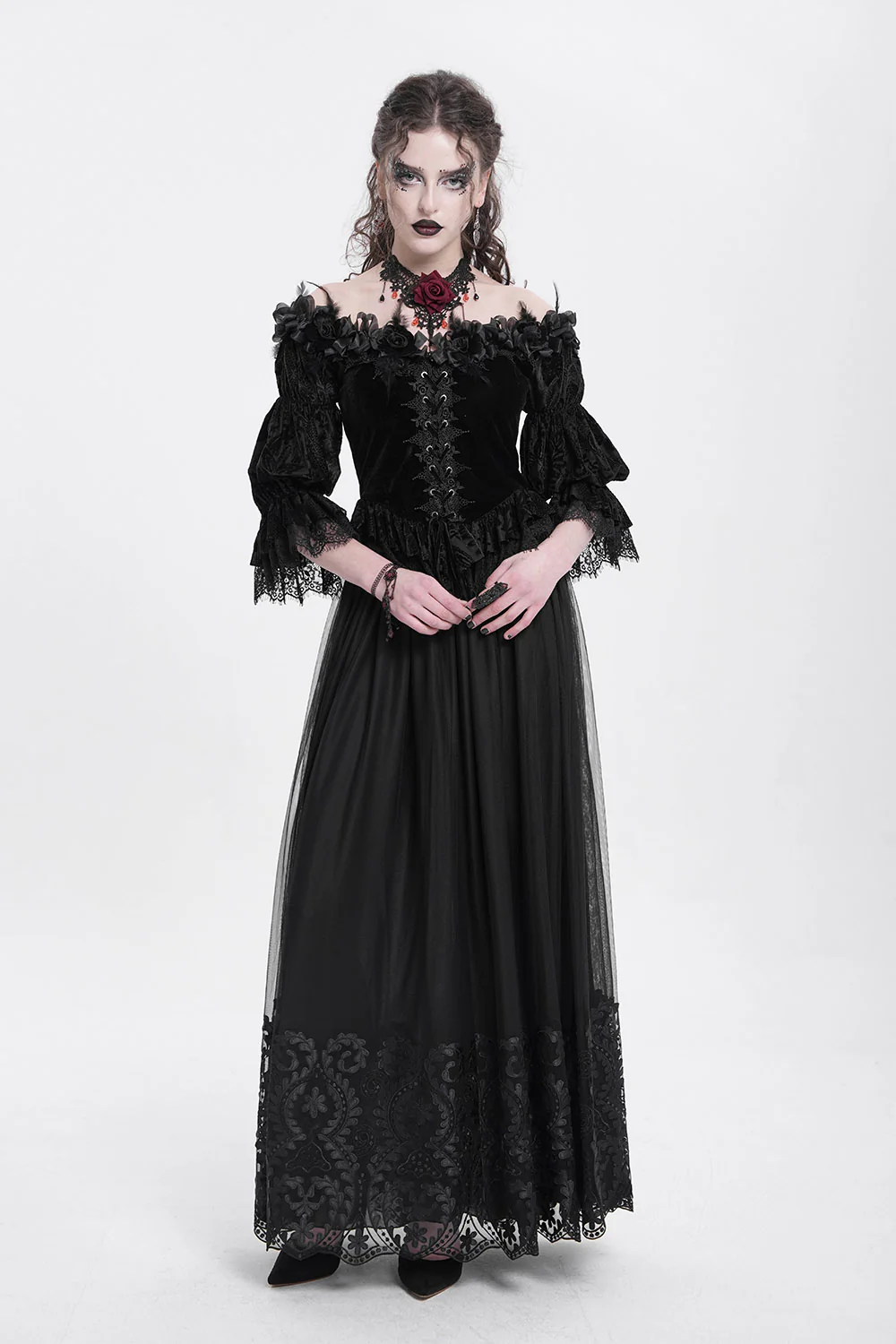 Royal Rose Off-the-Shoulder Top - Image 6