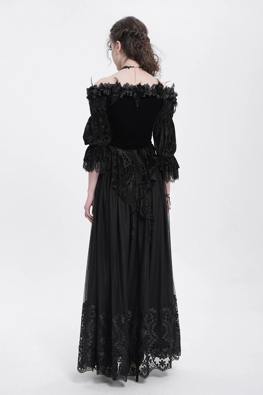 Royal Rose Off-the-Shoulder Top - Image 7