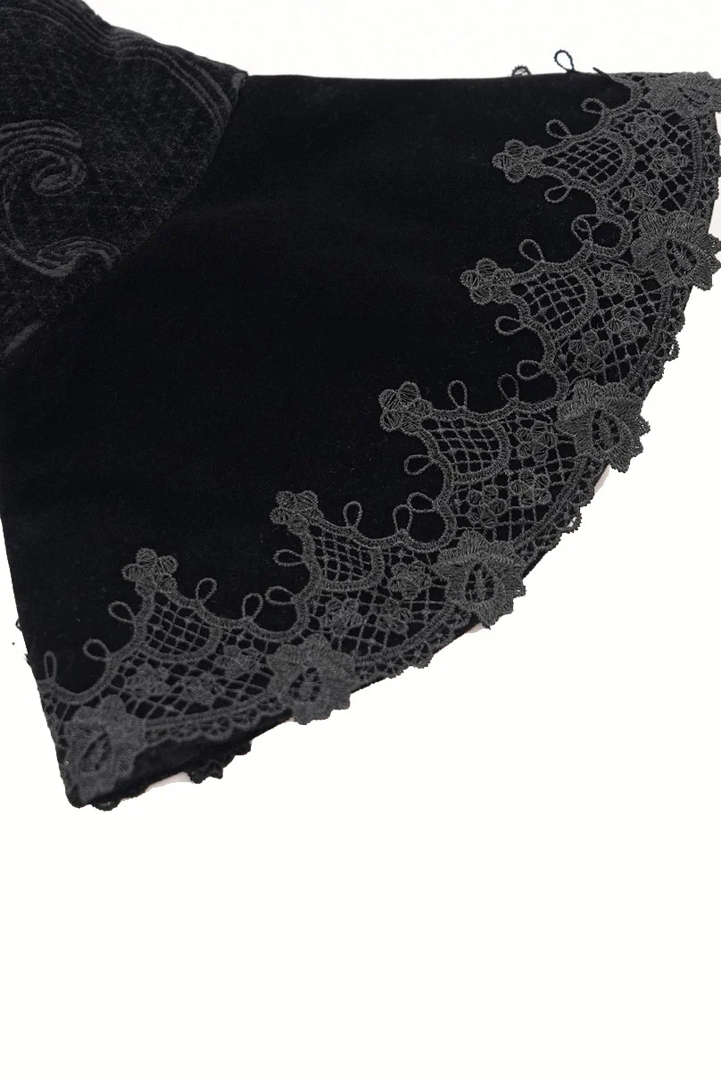Royalcore Puffed Shoulder Embroidered Jacket - Image 11