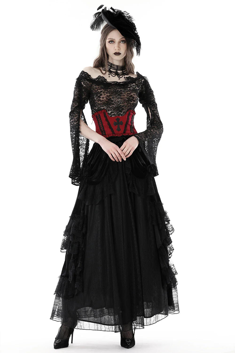 Rubied Blood Underbust Corset - Image 3