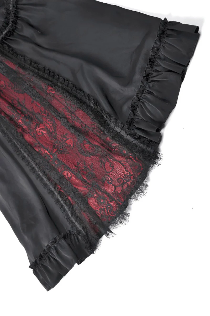Rubied Roses Lace Skirt [Red] - Image 9
