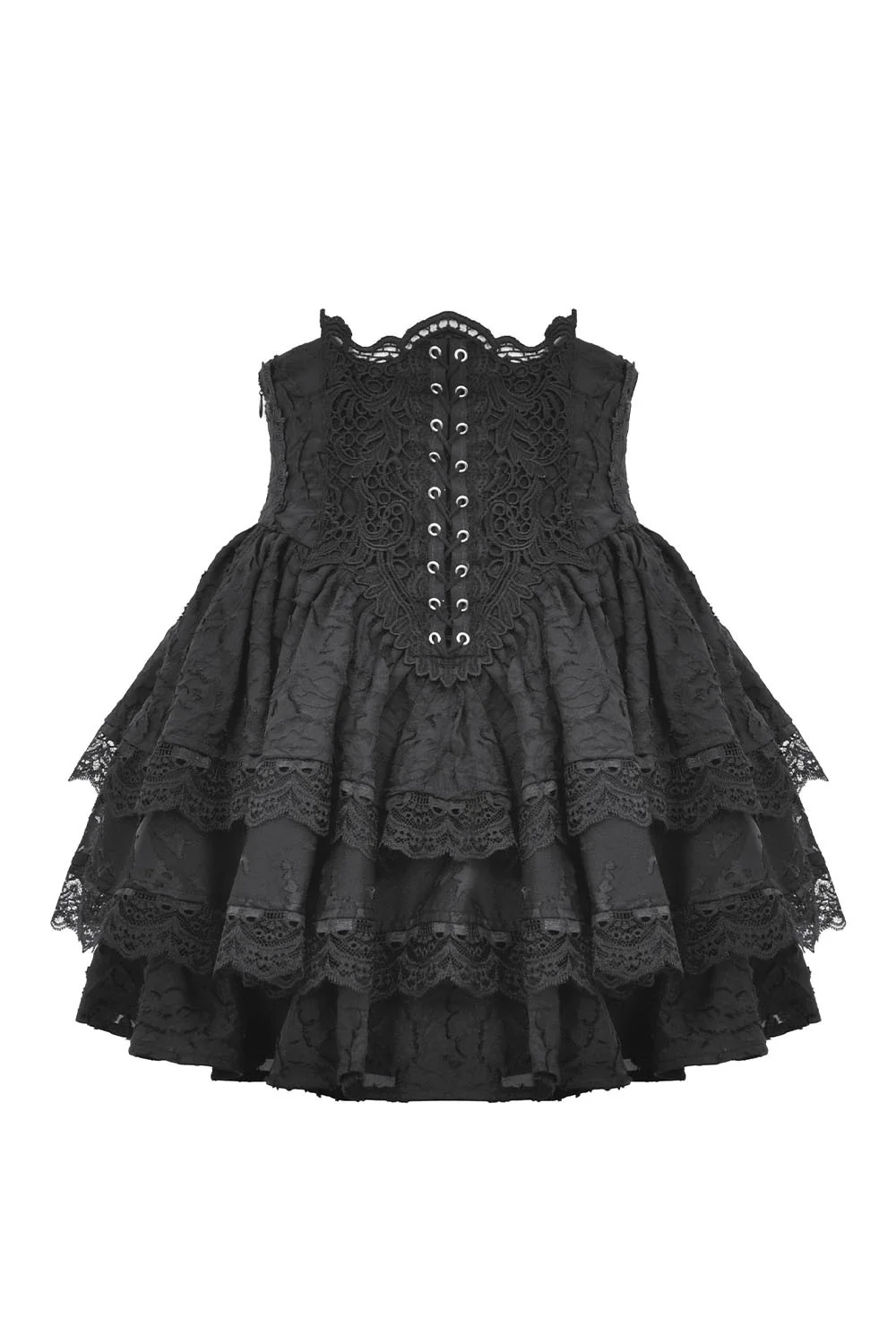 Ruffled Corset Mini Skirt