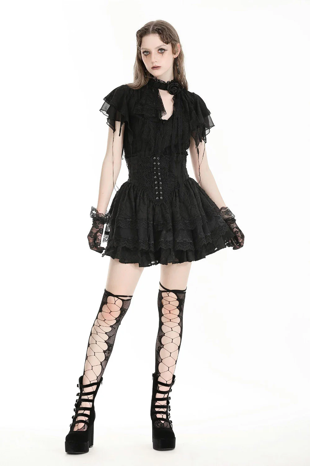 Ruffled Corset Mini Skirt - Image 5