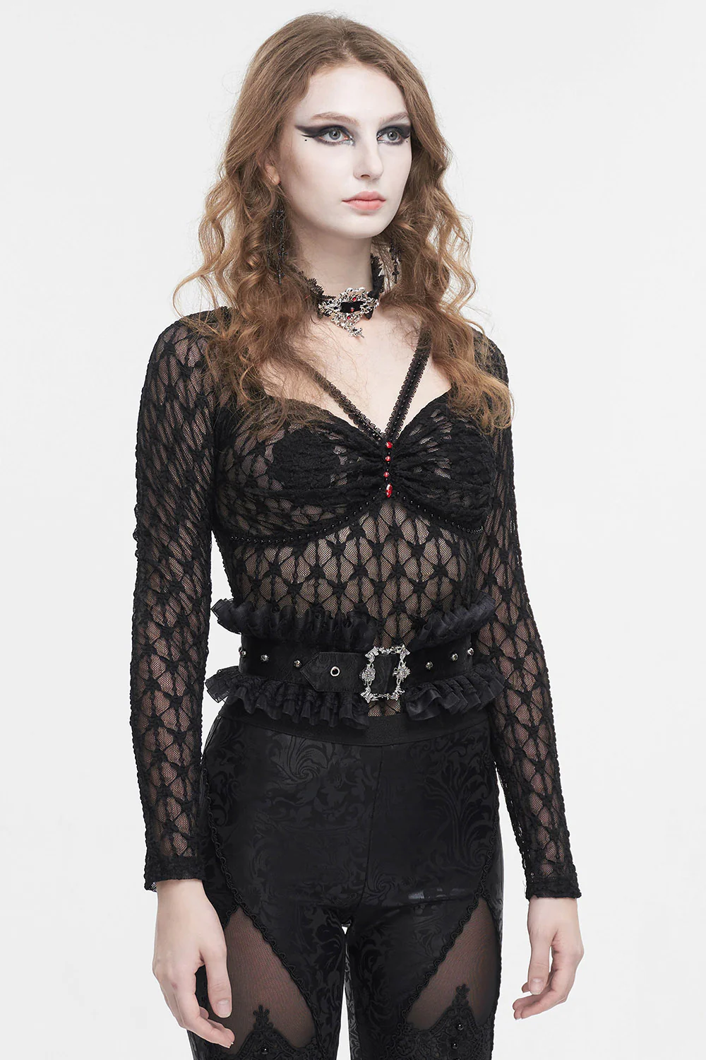 Ruffled High-Waisted Belt - Image 4